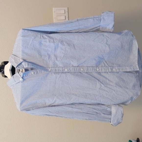 OLD NAVY MENS BUTTON DOWN DRESS SHIRT SIZE MEDIUM - Picture 5 of 5